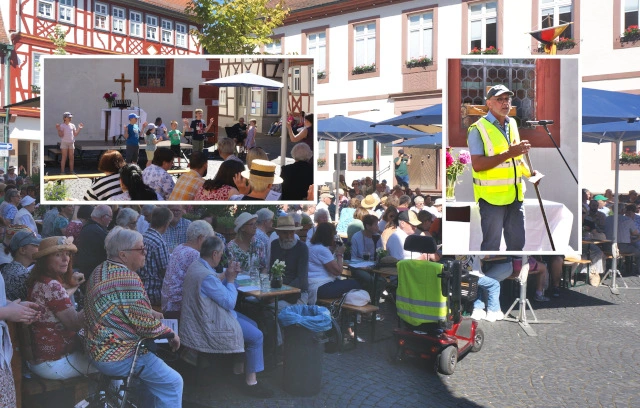 Bild Pfingsten auf dem Marktplatz Babenhausen